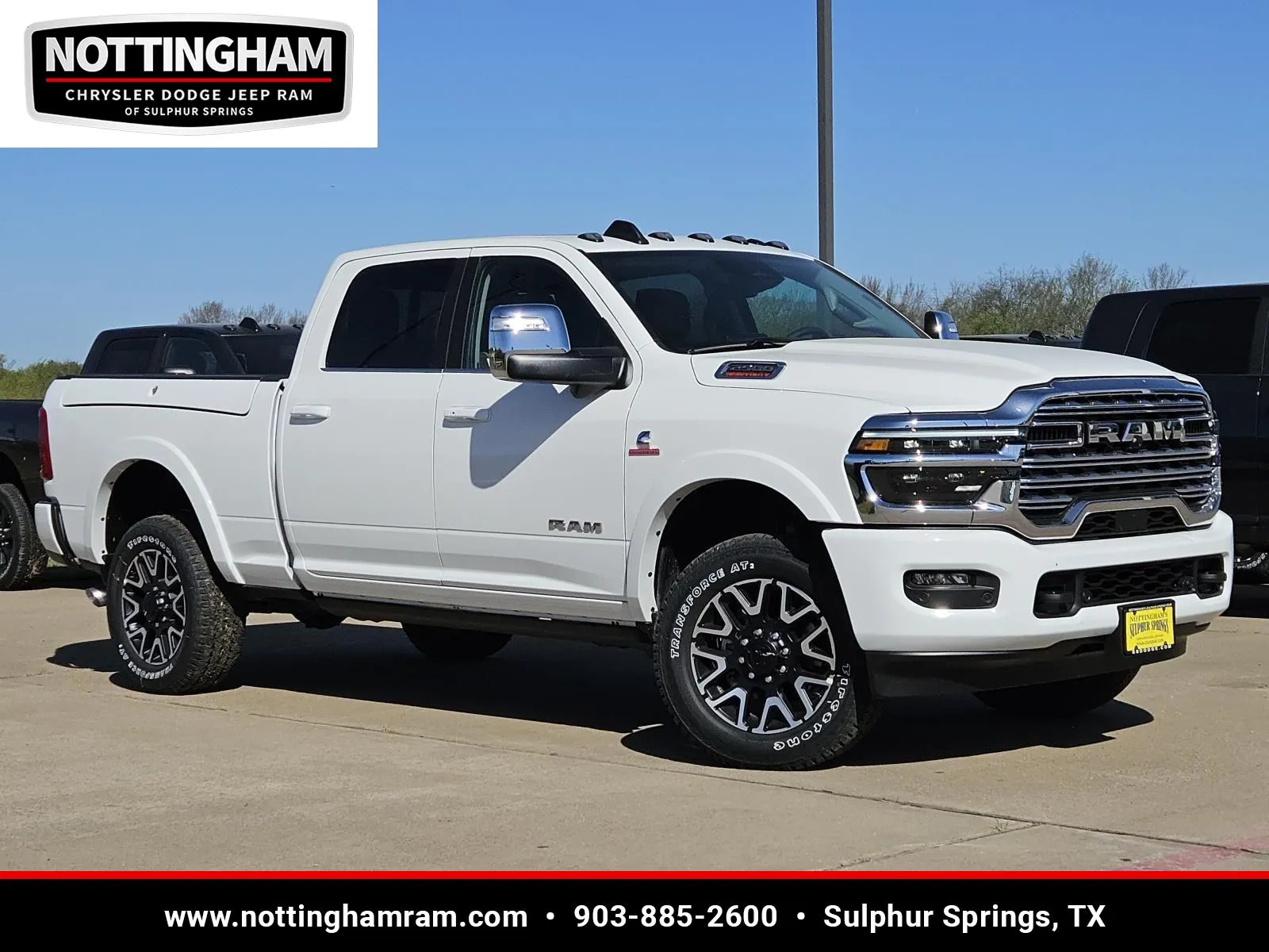 White 2026 Ram 2500 Longhorn for sale in Sulphur Springs, TX