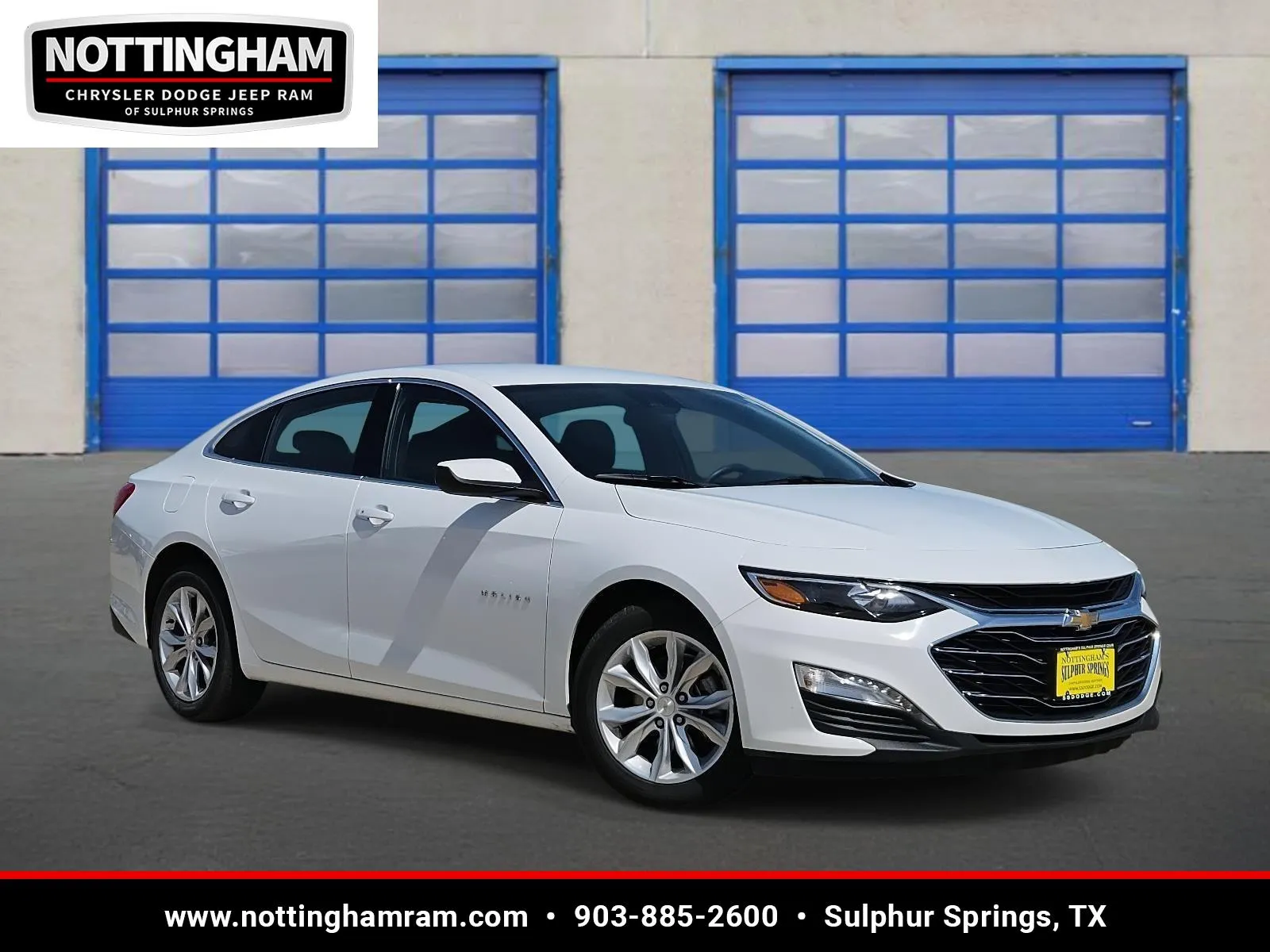 White 2025 Chevrolet Malibu LT for sale in Sulphur Springs, TX