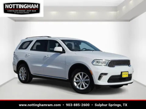White 2022 Dodge Durango SXT for sale in Sulphur Springs, TX