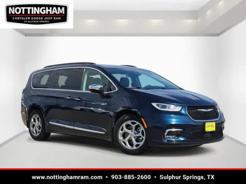 Blue 2023 Chrysler Pacifica Limited for sale in Sulphur Springs, TX