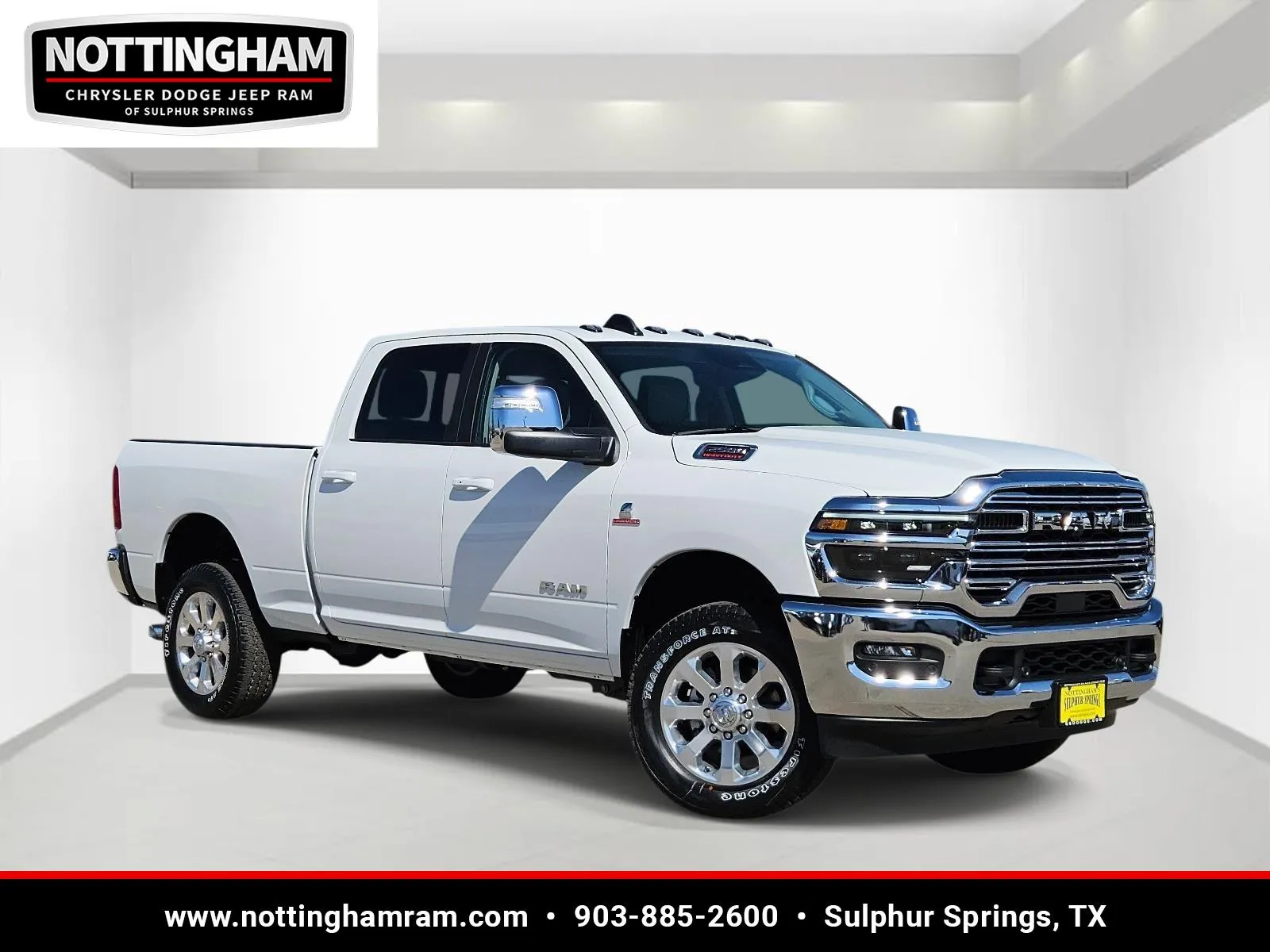 White 2026 Ram 2500 Laramie for sale in Sulphur Springs, TX