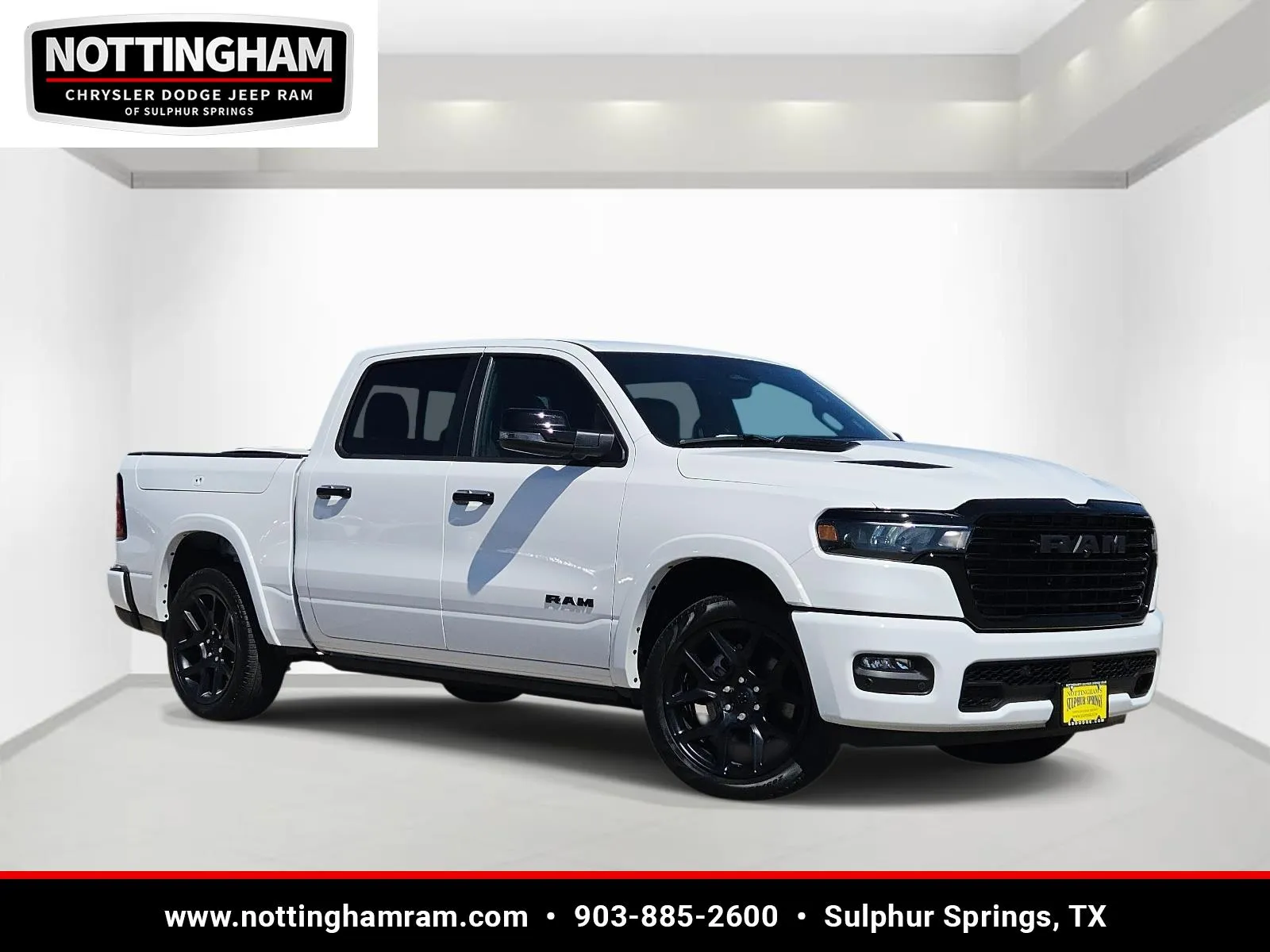 White 2026 Ram 1500 Laramie for sale in Sulphur Springs, TX