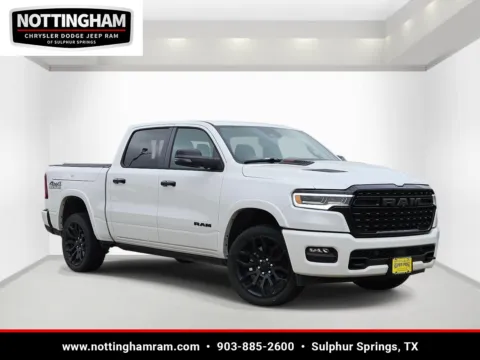 White 2026 Ram 1500 Limited for sale in Sulphur Springs, TX