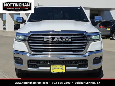 Photos of 2025 Ram 1500 Laramie for sale in Sulphur Springs, TX at Nottingham Chrysler Dodge Jeep Ram of Sulphur Springs