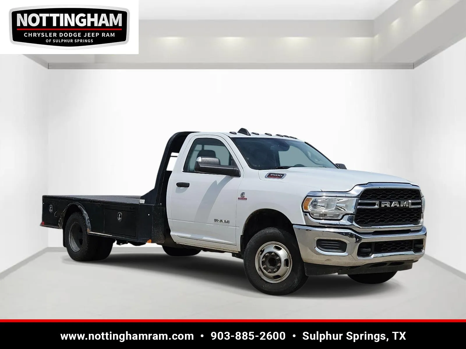 White 2020 Ram 3500 Chassis Cab Tradesman for sale in Sulphur Springs, TX