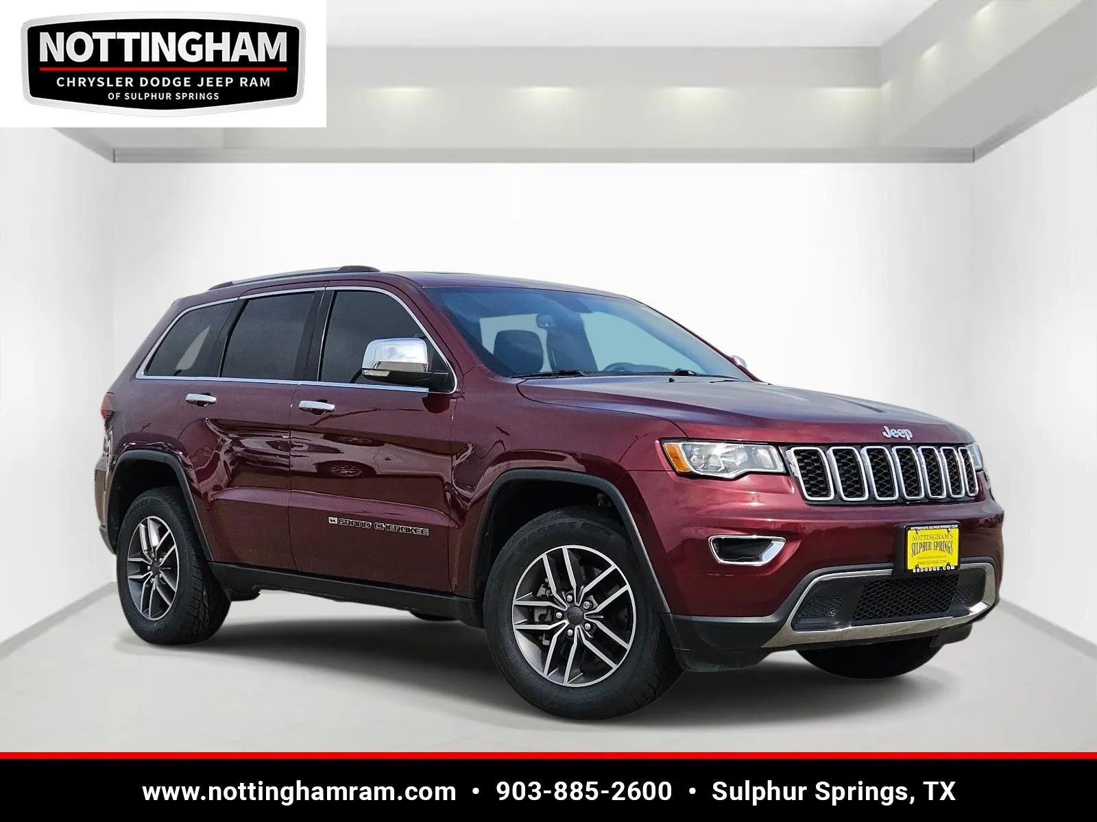 Red 2022 Jeep Grand Cherokee WK Limited for sale in Sulphur Springs, TX