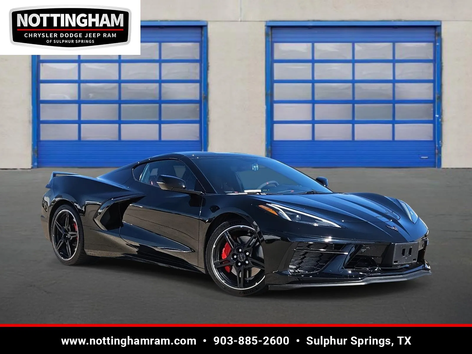 Black 2020 Chevrolet Corvette 3LT for sale in Sulphur Springs, TX
