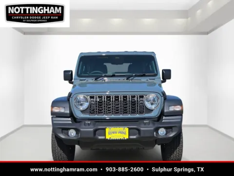 Photos of 2026 Jeep Wrangler Sport Right Hand Drive for sale in Sulphur Springs, TX at Nottingham Chrysler Dodge Jeep Ram of Sulphur Springs
