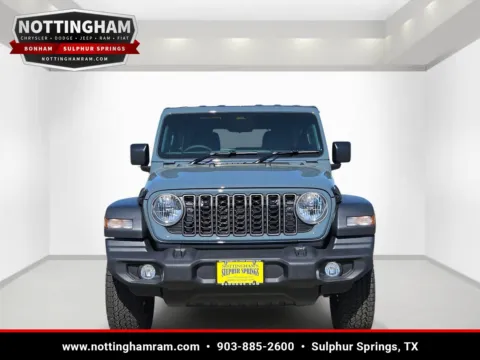 Photos of 2026 Jeep Wrangler Sport Right Hand Drive for sale in Sulphur Springs, TX at Nottingham Chrysler Dodge Jeep Ram of Sulphur Springs