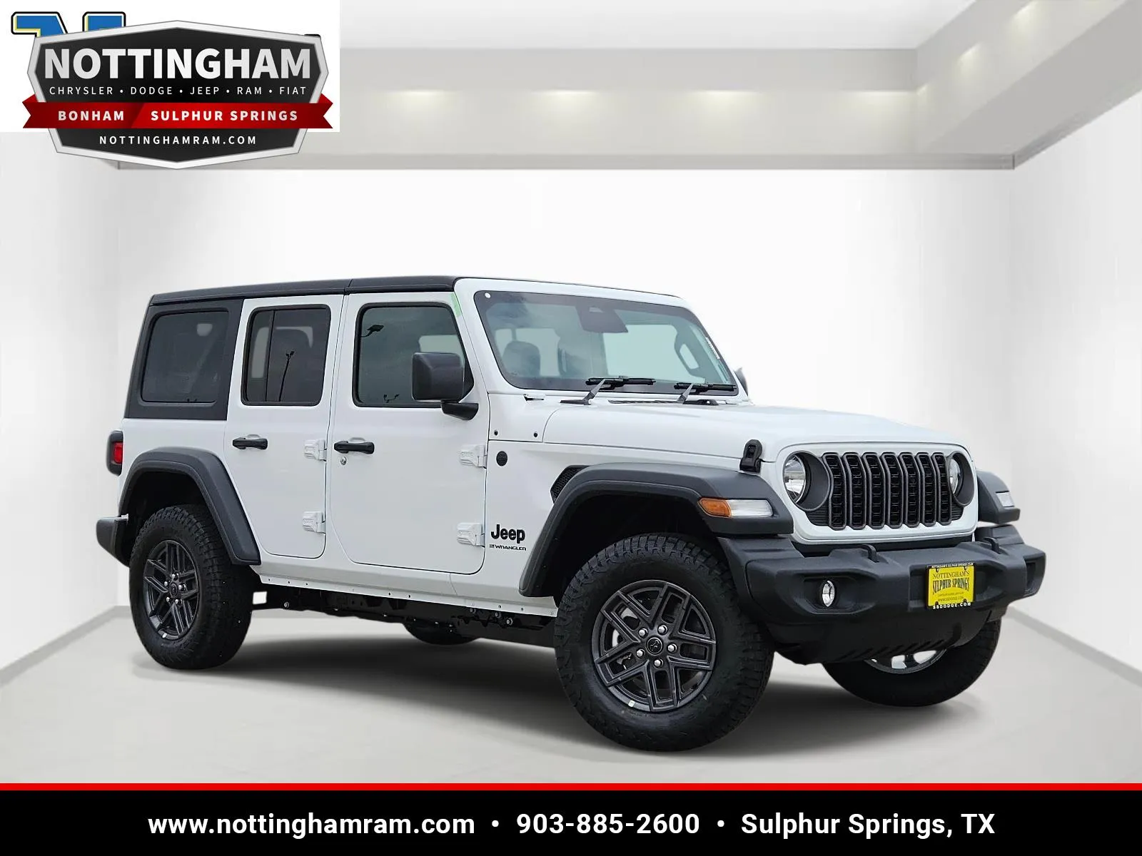 White 2026 Jeep Wrangler Sport for sale in Sulphur Springs, TX