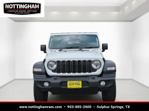 Photos of 2026 Jeep Wrangler Sport for sale in Sulphur Springs, TX at Nottingham Chrysler Dodge Jeep Ram of Sulphur Springs