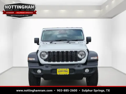 Photos of 2026 Jeep Wrangler Sport for sale in Sulphur Springs, TX at Nottingham Chrysler Dodge Jeep Ram of Sulphur Springs