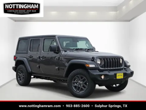 Gray 2026 Jeep Wrangler Sport for sale in Sulphur Springs, TX
