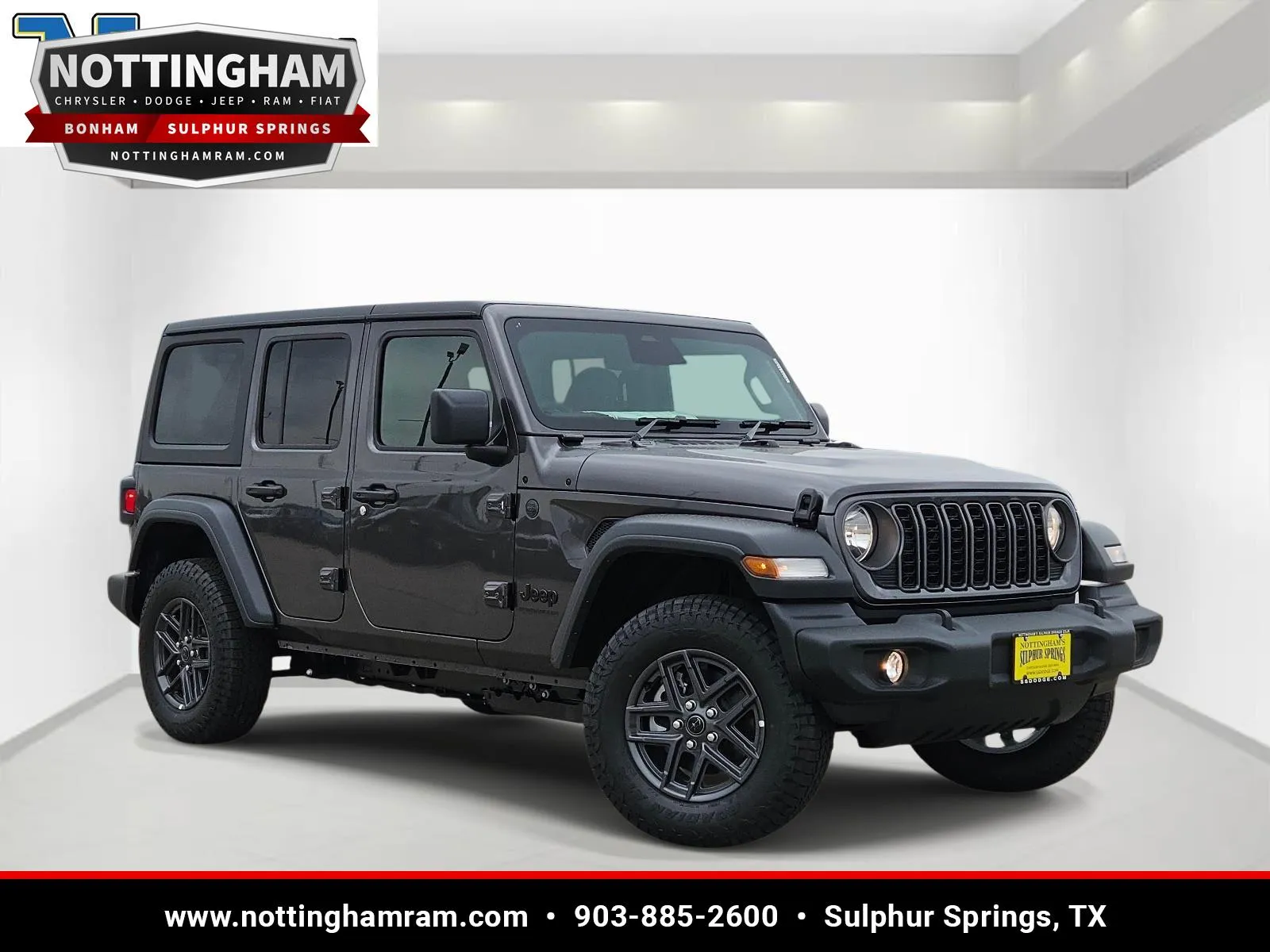 Gray 2026 Jeep Wrangler Sport for sale in Sulphur Springs, TX