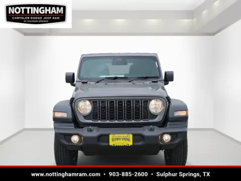 Photos of 2026 Jeep Wrangler Sport for sale in Sulphur Springs, TX at Nottingham Chrysler Dodge Jeep Ram of Sulphur Springs