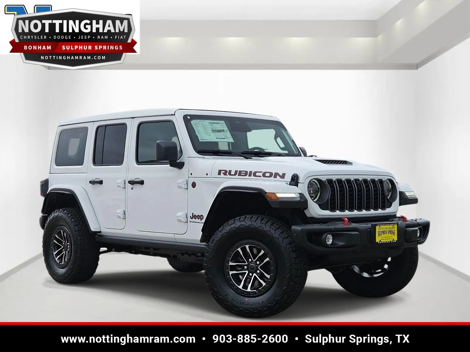 White 2026 Jeep Wrangler Rubicon X for sale in Sulphur Springs, TX