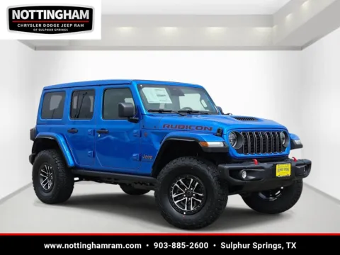 Blue 2026 Jeep Wrangler Rubicon X for sale in Sulphur Springs, TX