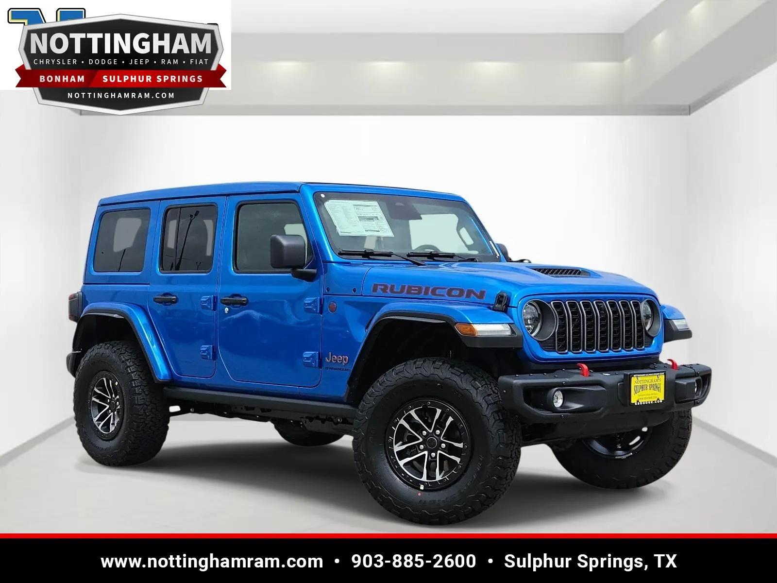 Blue 2026 Jeep Wrangler Rubicon X for sale in Sulphur Springs, TX