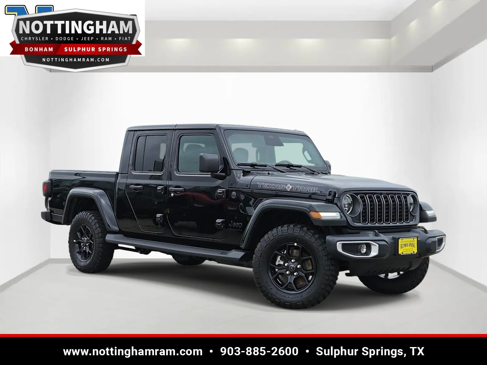 Black 2026 Jeep Gladiator Texas Trail for sale in Sulphur Springs, TX