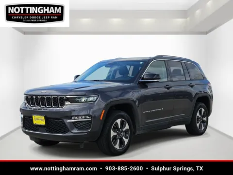 Another view of 2023 Jeep Grand Cherokee 4xe for sale in Sulphur Springs, TX at Nottingham Chrysler Dodge Jeep Ram of Sulphur Springs