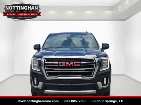Photos of 2024 GMC Yukon SLT for sale in Sulphur Springs, TX at Nottingham Chrysler Dodge Jeep Ram of Sulphur Springs