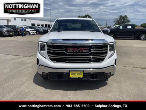 Photos of 2025 GMC Sierra 1500 SLT for sale in Sulphur Springs, TX at Nottingham Chrysler Dodge Jeep Ram of Sulphur Springs