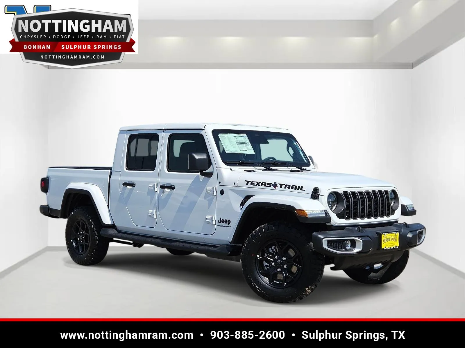 White 2026 Jeep Gladiator Texas Trail for sale in Sulphur Springs, TX