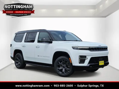 White 2026 Jeep Grand Wagoneer Upland for sale in Sulphur Springs, TX
