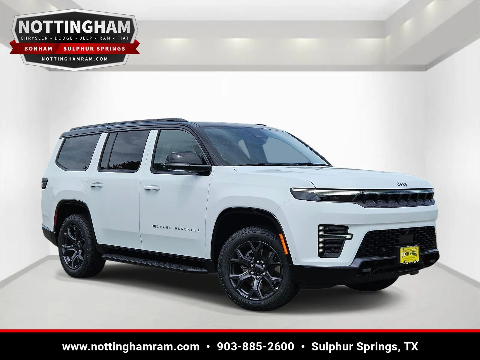 White 2026 Jeep Grand Wagoneer Upland for sale in Sulphur Springs, TX