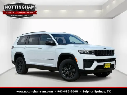 White 2026 Jeep Grand Cherokee L Laredo Altitude for sale in Sulphur Springs, TX