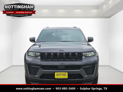 Photos of 2026 Jeep Grand Cherokee L Laredo Altitude for sale in Sulphur Springs, TX at Nottingham Chrysler Dodge Jeep Ram of Sulphur Springs