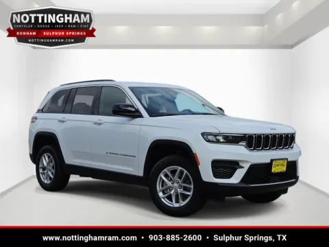 White 2026 Jeep Grand Cherokee Laredo X for sale in Sulphur Springs, TX