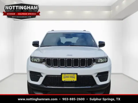 Photos of 2026 Jeep Grand Cherokee Laredo X for sale in Sulphur Springs, TX at Nottingham Chrysler Dodge Jeep Ram of Sulphur Springs
