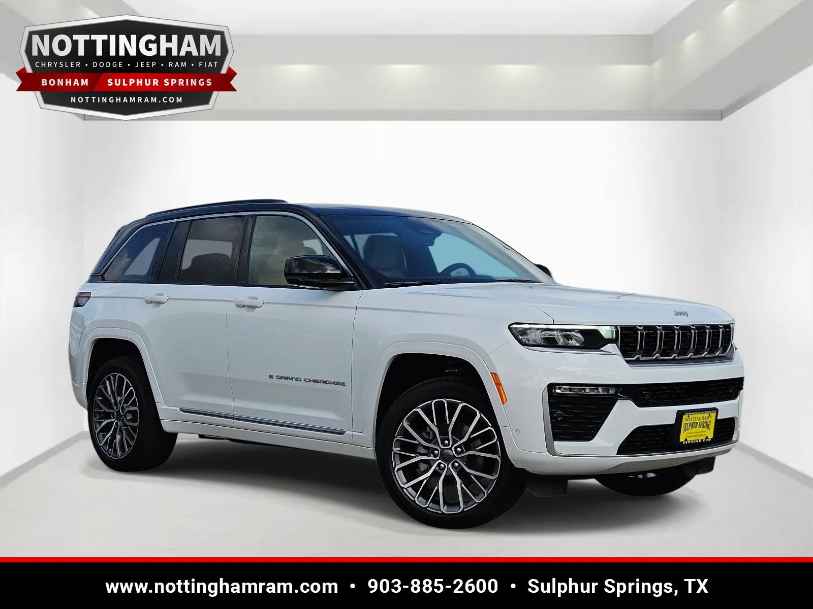 White 2026 Jeep Grand Cherokee Summit for sale in Sulphur Springs, TX