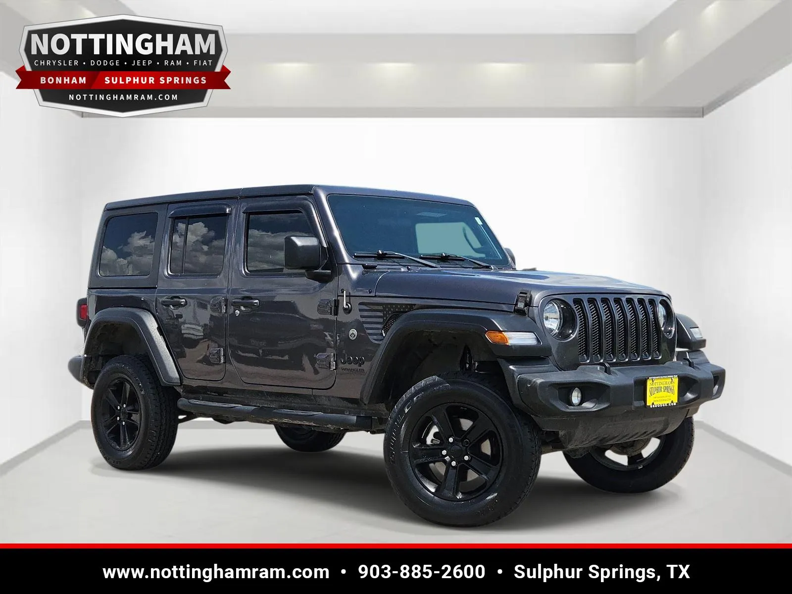 Gray 2021 Jeep Wrangler Unlimited Sport Altitude for sale in Sulphur Springs, TX