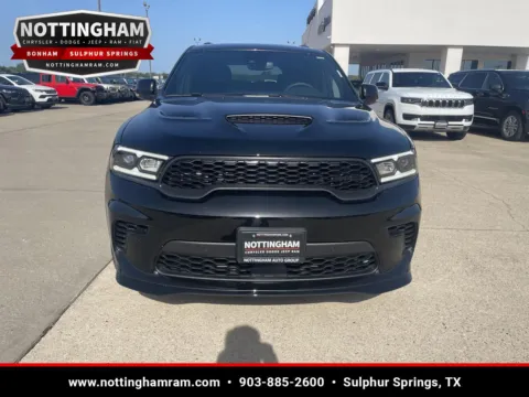 Photos of 2026 Dodge Durango GT Plus HEMI V8 for sale in Sulphur Springs, TX at Nottingham Chrysler Dodge Jeep Ram of Sulphur Springs