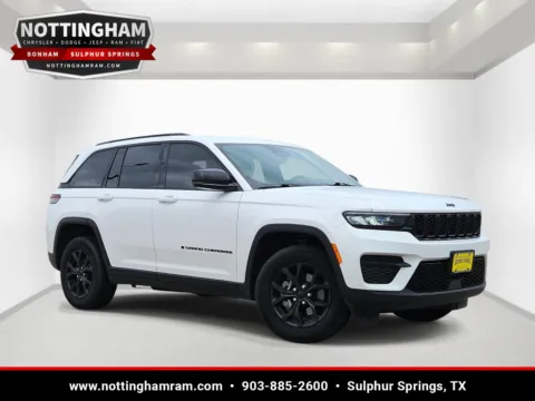 White 2025 Jeep Grand Cherokee Altitude for sale in Sulphur Springs, TX