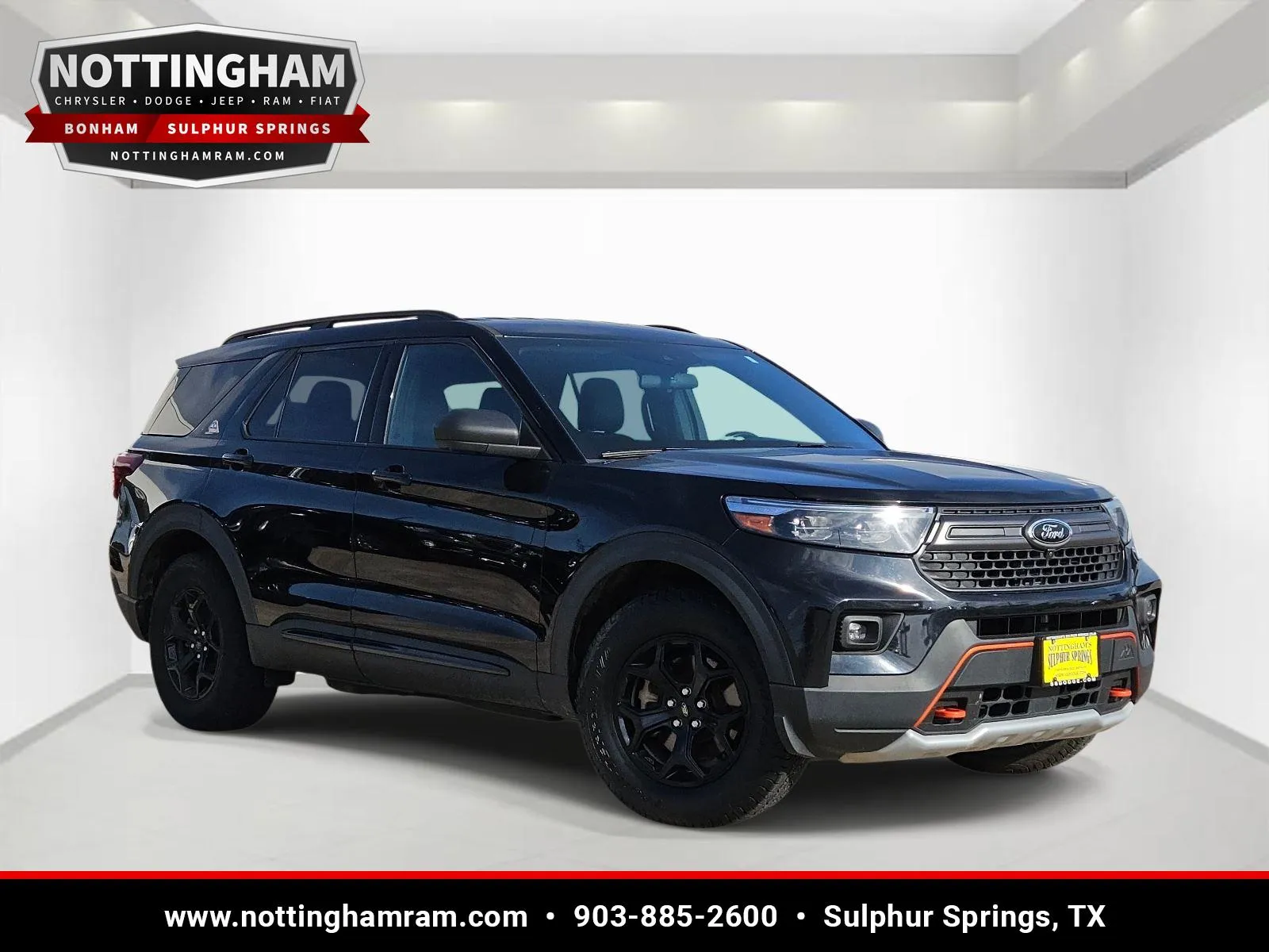 Black 2022 Ford Explorer Timberline for sale in Sulphur Springs, TX