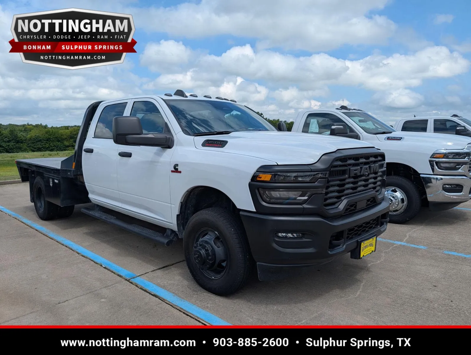 White 2026 Ram 3500 Chassis Cab Tradesman for sale in Sulphur Springs, TX