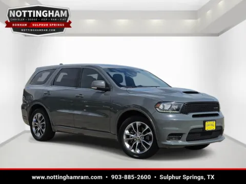Gray 2019 DODGE DURANGO R/T for sale in Sulphur Springs, TX