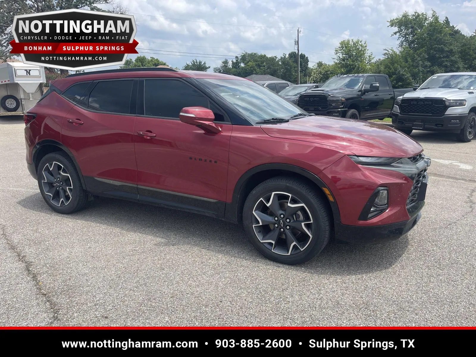 Red 2019 Chevrolet Blazer RS for sale in Sulphur Springs, TX