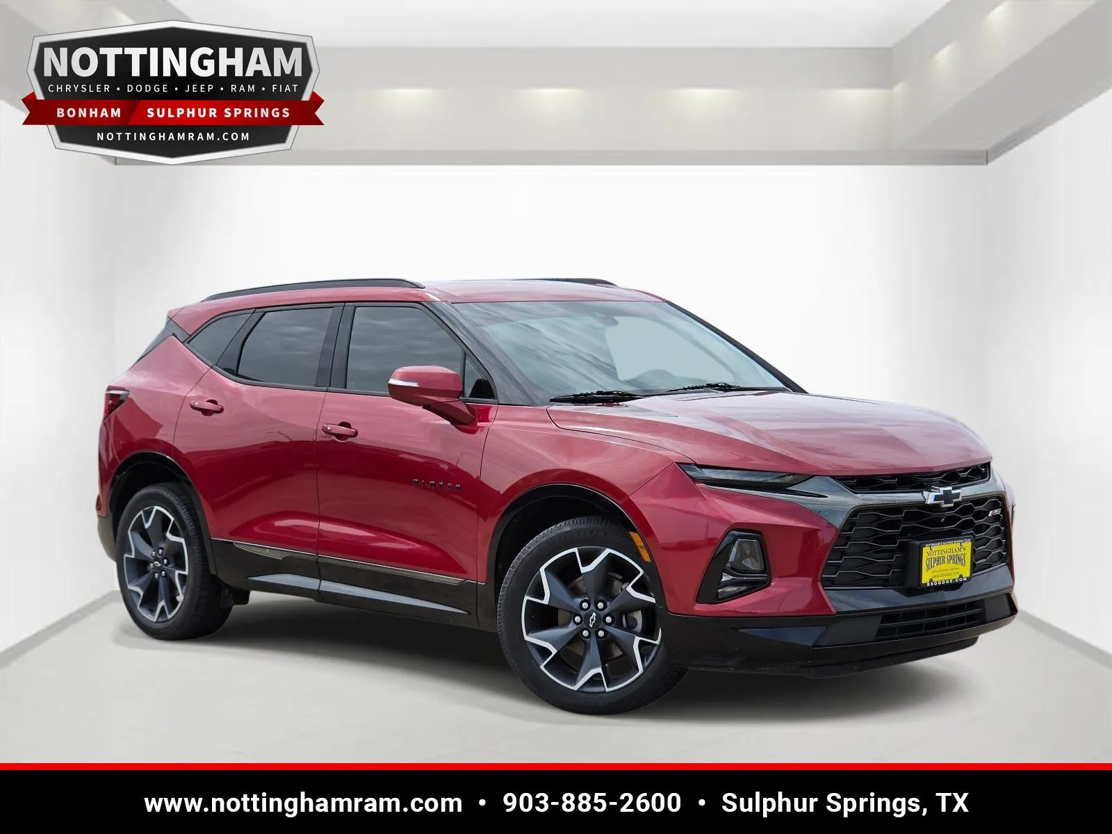 Red 2019 Chevrolet Blazer RS for sale in Sulphur Springs, TX