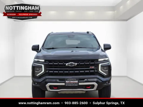 Photos of 2025 Chevrolet Tahoe Z71 for sale in Sulphur Springs, TX at Nottingham Chrysler Dodge Jeep Ram of Sulphur Springs