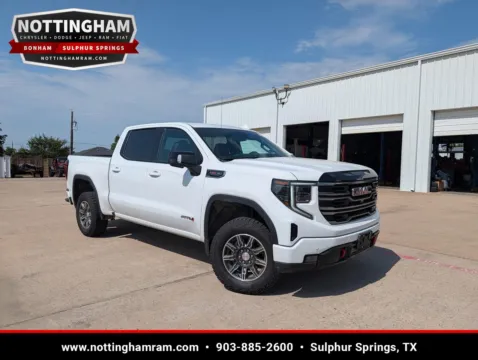 White 2025 GMC Sierra 1500 AT4 for sale in Sulphur Springs, TX