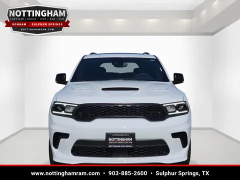 Photos of 2026 Dodge Durango GT Plus HEMI V8 for sale in Sulphur Springs, TX at Nottingham Chrysler Dodge Jeep Ram of Sulphur Springs