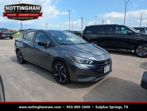 Gray 2024 Nissan Versa SR for sale in Sulphur Springs, TX