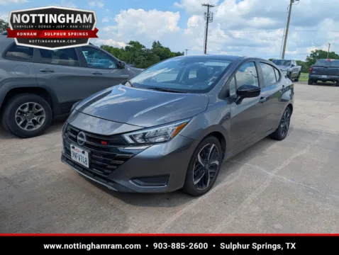 Photos of 2024 Nissan Versa SR for sale in Sulphur Springs, TX at Nottingham Chrysler Dodge Jeep Ram of Sulphur Springs