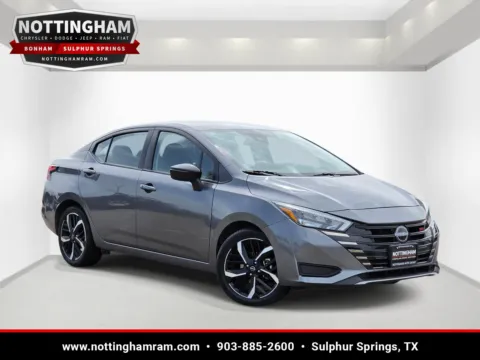 Gray 2024 Nissan Versa SR for sale in Sulphur Springs, TX