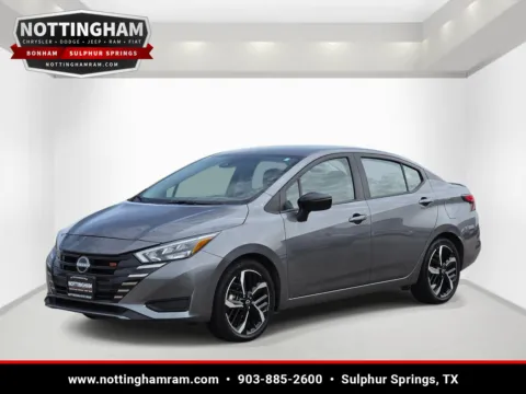 Another view of 2024 Nissan Versa SR for sale in Sulphur Springs, TX at Nottingham Chrysler Dodge Jeep Ram of Sulphur Springs
