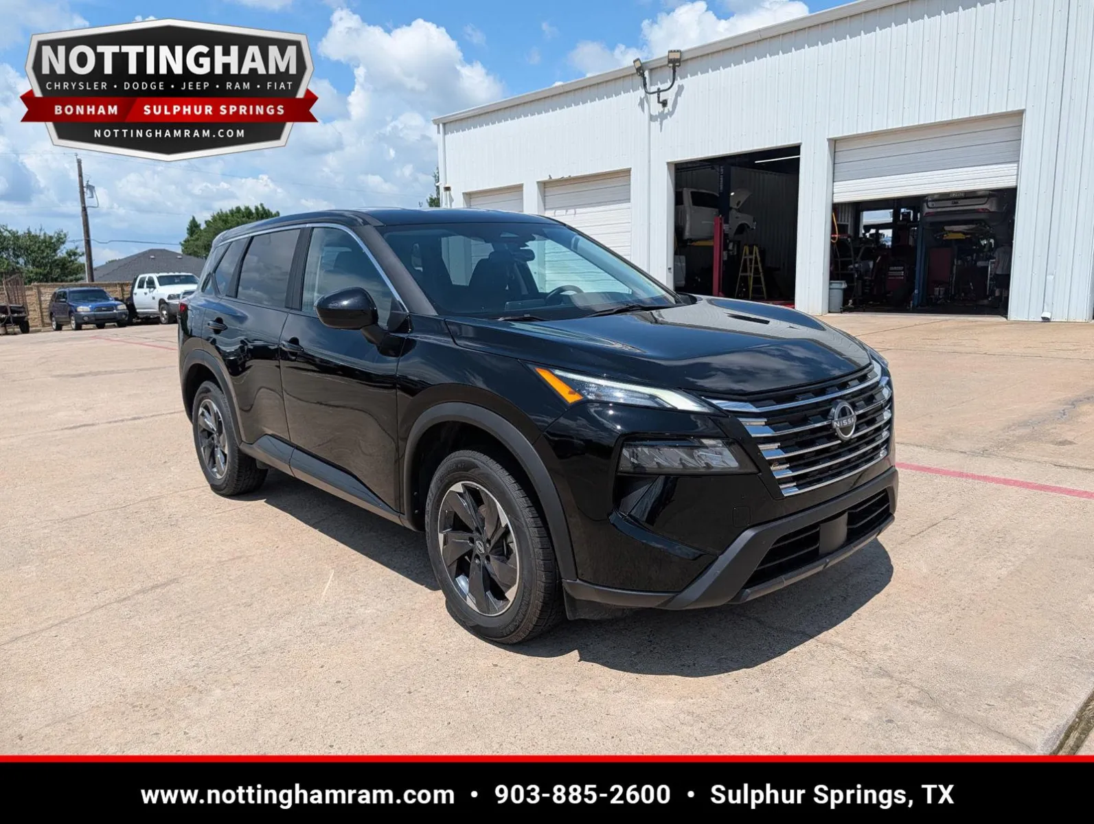 Black 2025 Nissan Rogue SV for sale in Sulphur Springs, TX
